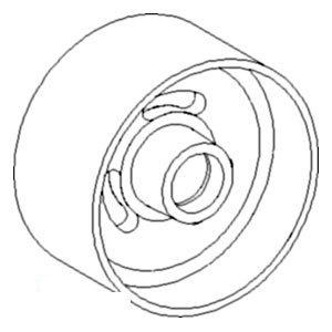 A-87323202 PULLEY SEPARATOR IDLER   