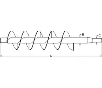 A-87347842 AUGER INCLINED DELIVERY  