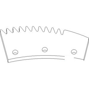 A-87496792 LUG; ROTOR LH SERRATED   
