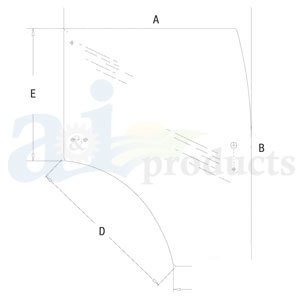 A-87523292 GLASS DOOR; RH           