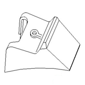 A-87602594 SHOE STRAIGHT; SMALL GRA 