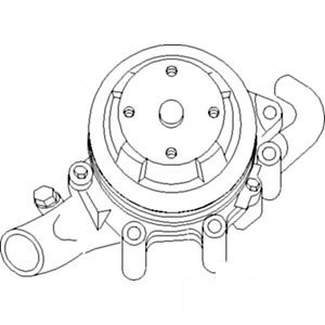 A-87800119 WATER PUMP               