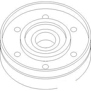 A-87801102 PULLEY; BELT TENSIONER   