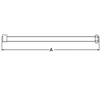 A-894124M91 TIE ROD TUBE             