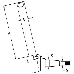 A-897457M96 SPINDLE LH               