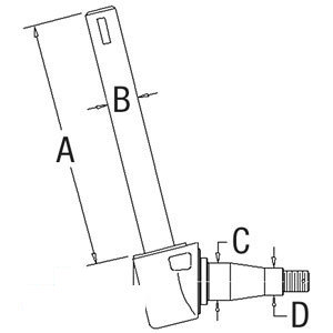 A-897475M96 SPINDLE ASSY RH          