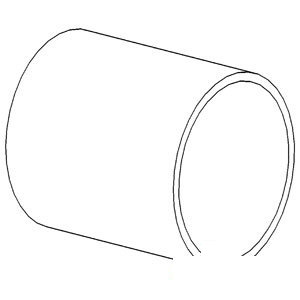 A-897712M2 BUSHING FRONT AXLE       