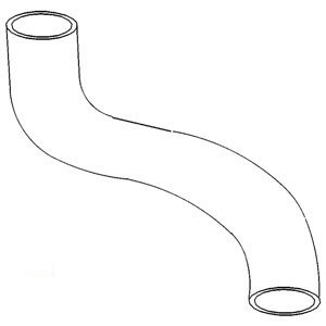 A-899144M1 RADIATOR HOSE TOP        