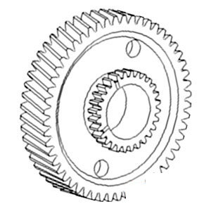 A-8N7102 GEAR 3RD (52 TOOTH)      