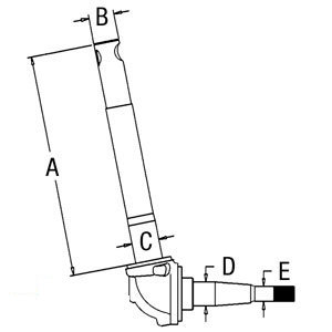 A-957E3105 SPINDLE (RH)             