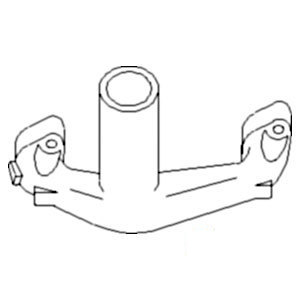 A-957E9430A MANIFOLD EXHAUST; VERTIC 