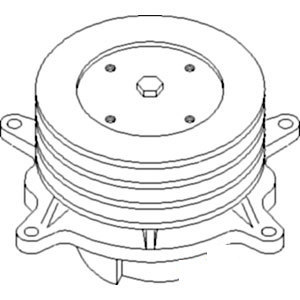 A-9N1249 WATER PUMP               