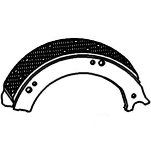 A-9N2219A BRAKE SHOES (4/BOX)      