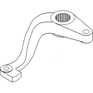 A-A137741 STEERING ARM LH          