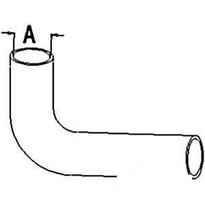 A-A141495 RADIATOR HOSE UPPER      