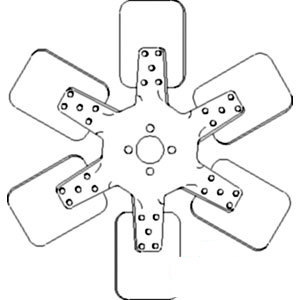 A-A173040 FAN 6 BLADE              