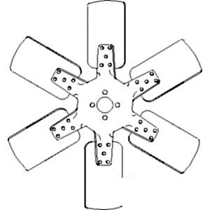 A-A173716 FAN 6 BLADE              