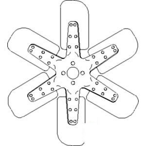 A-A173726 FAN 6 BLADE              