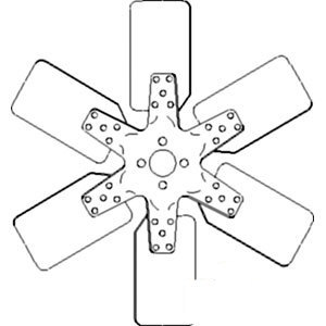 A-A173962 FAN 6 BLADE              
