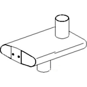 A-A184460 MUFFLER                  