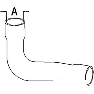 A-A20384 RADIATOR HOSE LOWER      
