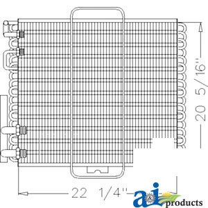 A-139870A1 OIL COOLER/COND.         