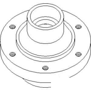 A-A39251 HUB FRONT WHEEL          