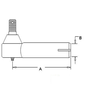 A-A41520 TIE ROD FEMALE THREAD    