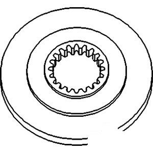 A-A4355R DISC CLUTCH SLIDING DRV  