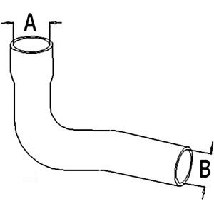 A-A57353 RADIATOR HOSE LOWER      