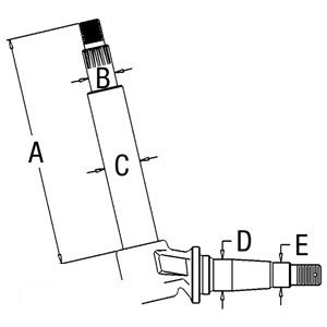 A-A57512 SPINDLE LH/RH            