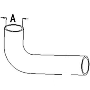 A-A59887 RADIATOR HOSE UPPER      