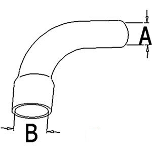 A-A62649 RADIATOR HOSE LOWER      