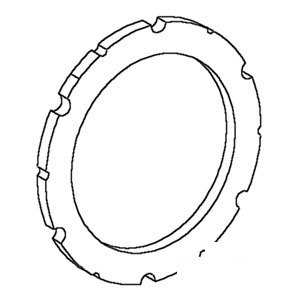 A-A63199 BRAKE DISC STEEL         