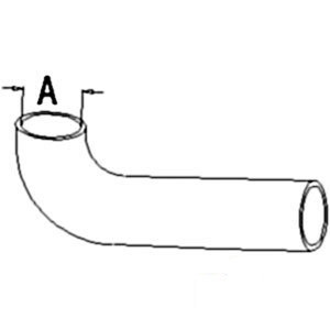 A-A63727 RADIATOR HOSE UPPER      