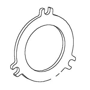 A-A67336 BRAKE PLATE STEEL        