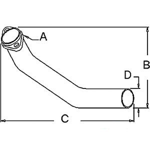 John Deere TRACTOR EXHAUST-PIPE 