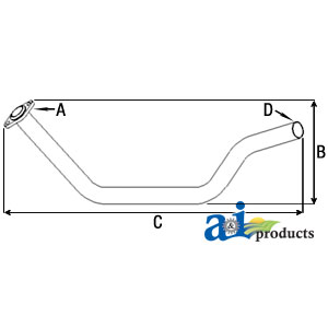 A-AB1526R EXHAUST PIPE