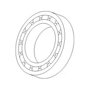 A-AH112670 BEARING ROLLER           