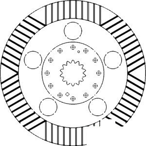 John Deere TRACTOR BRAKE-DISC 