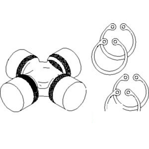 John Deere TRACTOR CROSS-and-BEARING-KIT 