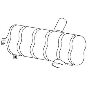 A-AL37167 MUFFLER                  