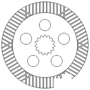 John Deere TRACTOR BRAKE-PLATE 