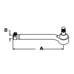 John Deere TRACTOR TIE-ROD-END-LH 