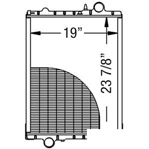 John Deere TRACTOR RADIATOR 