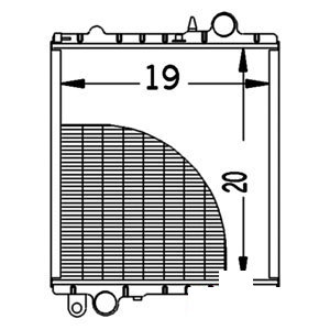 John Deere TRACTOR RADIATOR 