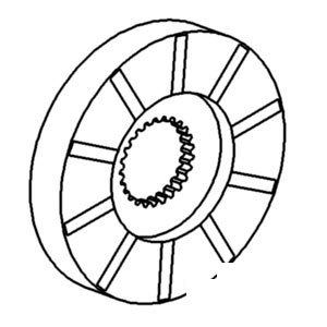 A-AM1967T BRAKE DISC               