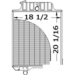 John Deere ENGINE RADIATOR 