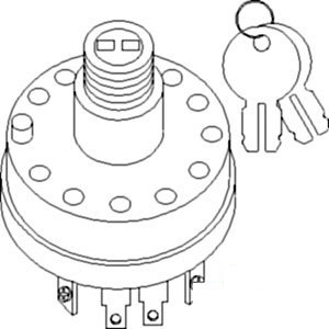 John Deere TRACTOR SWITCH-IGNITION 