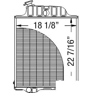 John Deere TRACTOR RADIATOR 